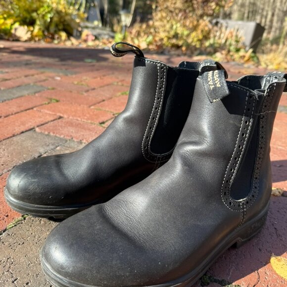 Blundstone 1448 Women's Classic Chelsea Rustic Black Leather Boots - Picture 2 of 8